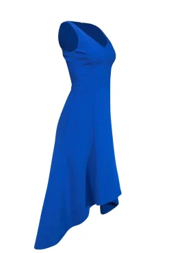 Black Halo - Cobalt Blue Sleeveless High-Low Dress Sz 2