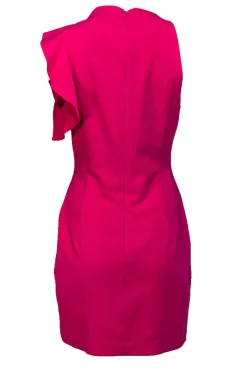 Black Halo - Pink Ruffle Sleeve Dress Sz 10