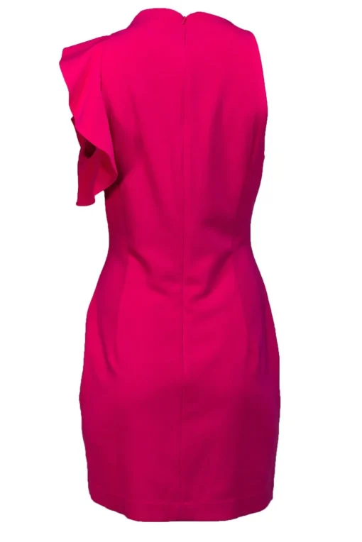Black Halo - Pink Ruffle Sleeve Dress Sz 10
