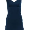 Black Halo - Smoky Blue Bodycon Dress w/ Hardware Accents Sz 0