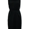 Boss - Black Pleated Tulle Sleeveless Dress Sz 6