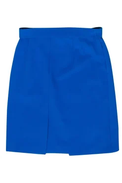 BOSS Hugo Boss - Blue Wrap-Style Pencil Skirt w/ Belt Sz 10