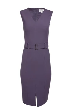 BOSS Hugo Boss - Purple Belted Sheath Dress Sz 0