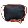Bottega Veneta - Black Embossed Textured Crossbody Bag