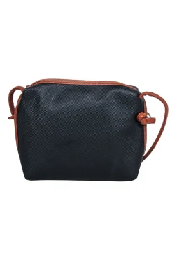 Bottega Veneta - Black Embossed Textured Crossbody Bag