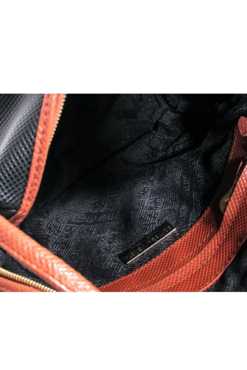 Bottega Veneta - Black Embossed Textured Crossbody Bag
