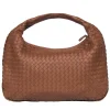 Bottega Veneta - Brown Woven Leather Hobo Bag
