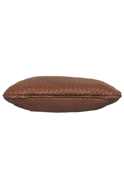 Bottega Veneta - Brown Woven Leather Hobo Bag