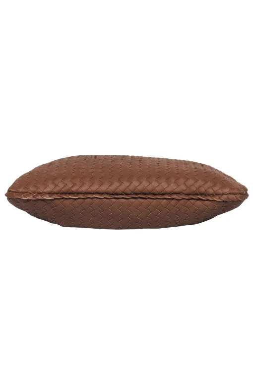 Bottega Veneta - Brown Woven Leather Hobo Bag