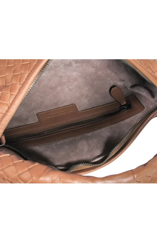 Bottega Veneta - Brown Woven Leather Hobo Bag