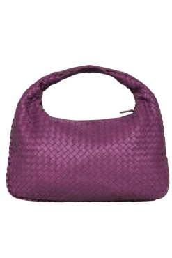 Bottega Veneta - Purple Woven Leather Hobo Bag