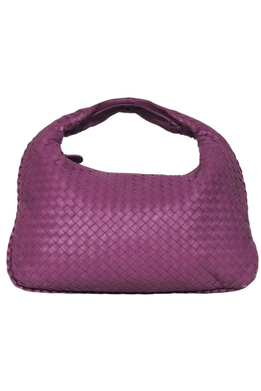 Bottega Veneta - Purple Woven Leather Hobo Bag