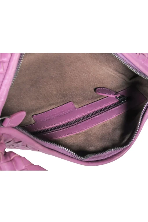 Bottega Veneta - Purple Woven Leather Hobo Bag