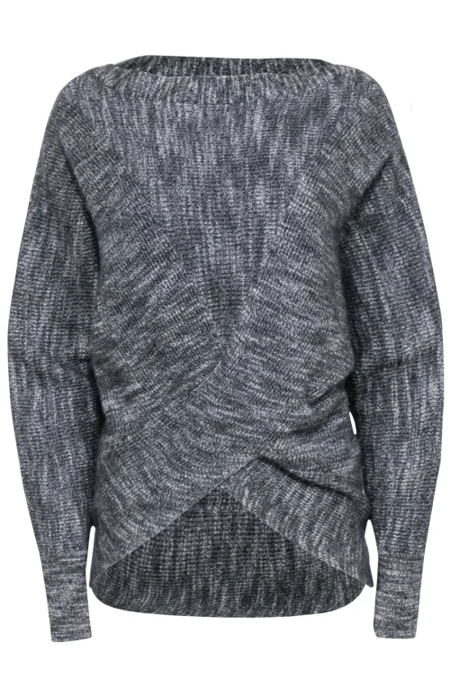 Brochu Walker - Grey Cashmere & Wool Blend Sweater Sz M