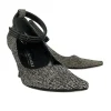 Bruno Magli - Black & White Chevron Heels Sz 8