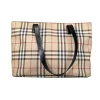 Burberry - Beige Signature Plaid Canvas Tote Bag