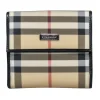 Burberry - Beige Signature Plaid Square Wallet