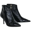 Burberry - Black Leather Stiletto Booties Sz 9