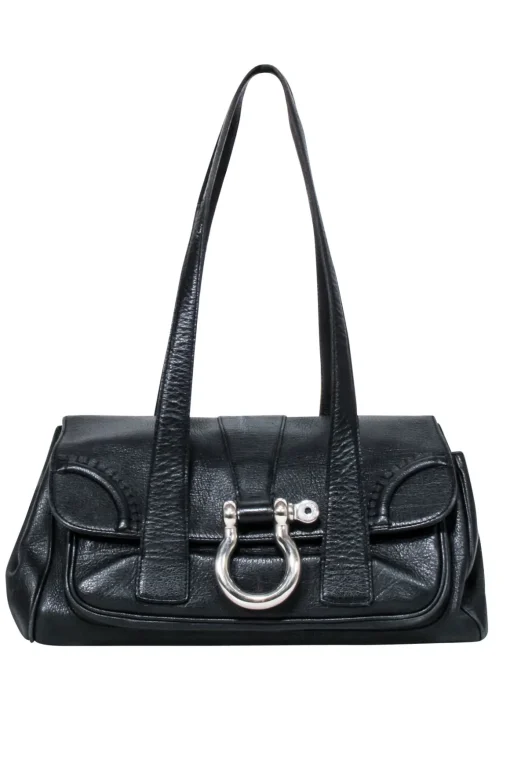 Burberry - Black Leather Shoulder Bags