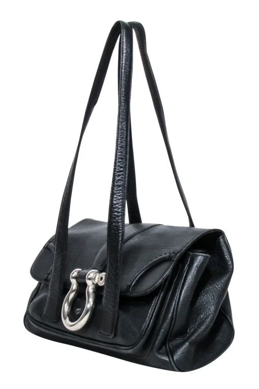 Burberry - Black Leather Shoulder Bags