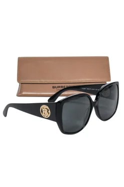 Burberry - Black Oversized Sunglasses