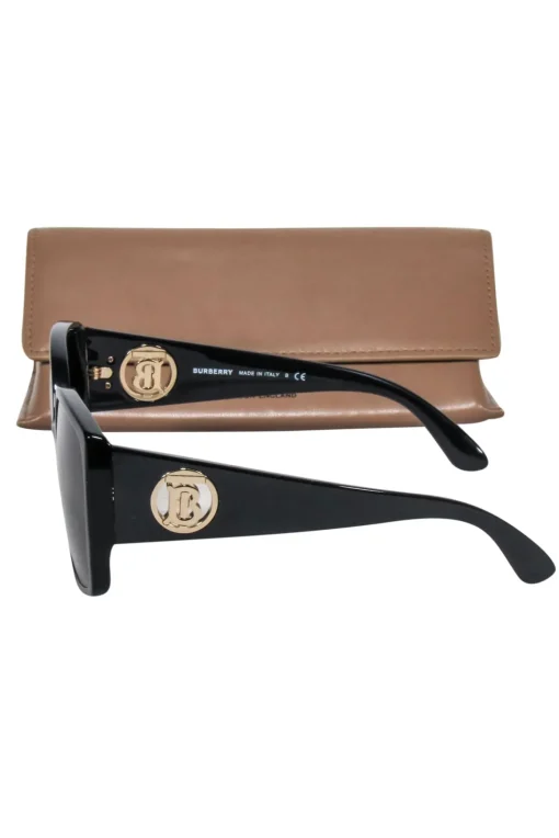 Burberry - Black Oversized Sunglasses