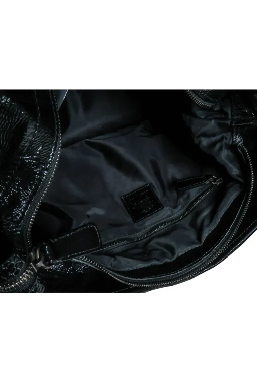 Burberry - Grey, Black, & Cream Plaid Shoulder Bag