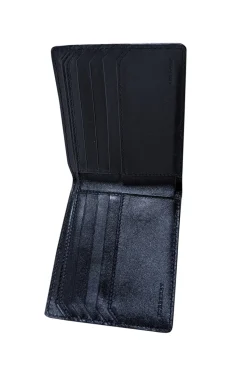 Burberry - Metallic Pink Leather Bi-Fold Wallet