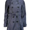 Burberry - Navy Blue Short Trench Coat Sz 2