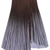 By Malene Birger - Brown & Purple Ombre Pleated Midi Skirt Sz XXS