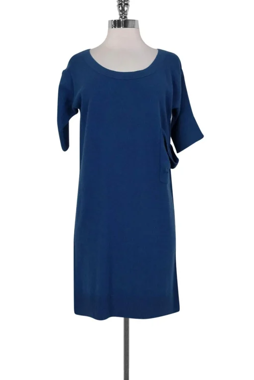 Calypso - Blue Cashmere Dress Sz S
