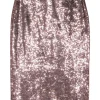 Cami NYC - Rose Gold Sequin Midi Skirt Sz S