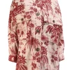 Cara Cara - White & Rust Red Corduroy Jacket Sz M