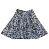 Carolina Herrera - Blue Printed Flared Skirt Sz 6