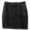 Catherine Malandrino - Black Leather Skirt Sz 2