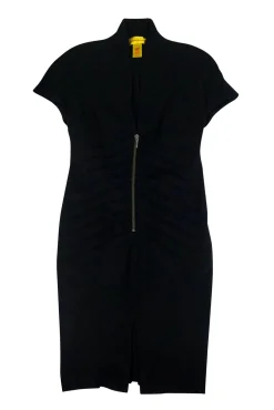 Catherine Malandrino - Black Zip Dress Sz P