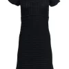Catherine Malandrino - Black Wool Blend Dress Sz S