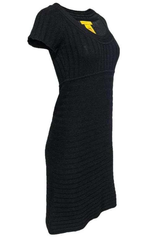 Catherine Malandrino - Black Wool Blend Dress Sz S