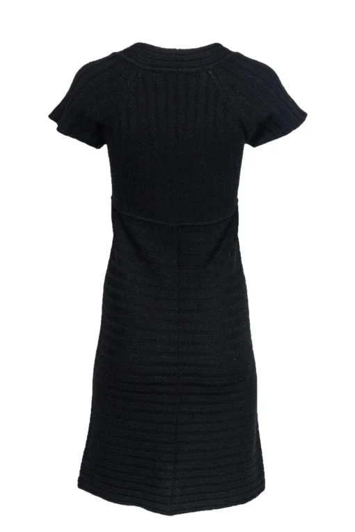 Catherine Malandrino - Black Wool Blend Dress Sz S