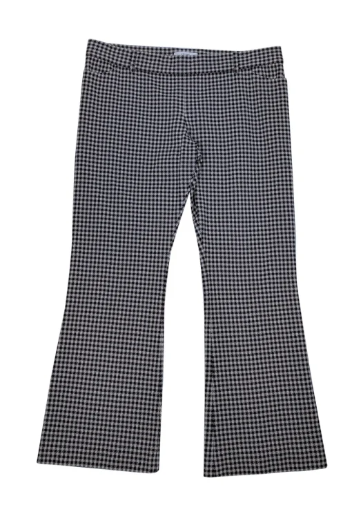 Celine - Beige & Brown Plaid Pants Sz 12