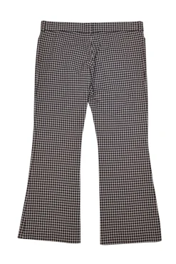 Celine - Beige & Brown Plaid Pants Sz 12