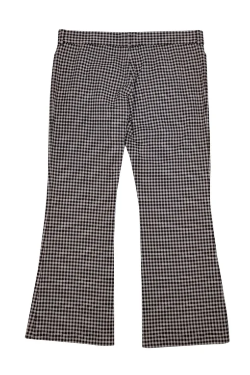 Celine - Beige & Brown Plaid Pants Sz 12