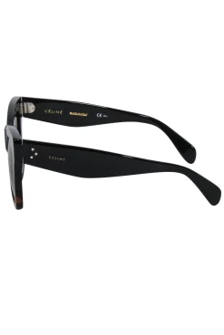 Celine - Black To Brown Ombre Tortoise Cat-Eye Square Sunglasses