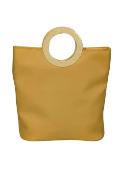 Celine - Yellow "O" Ring Handle Mini Bag