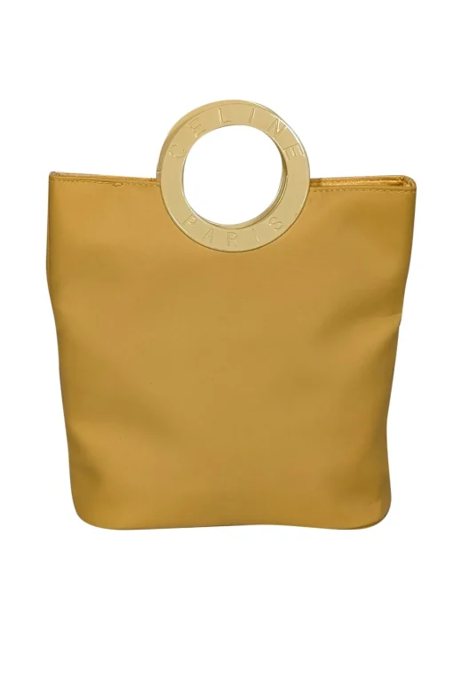 Celine - Yellow "O" Ring Handle Mini Bag
