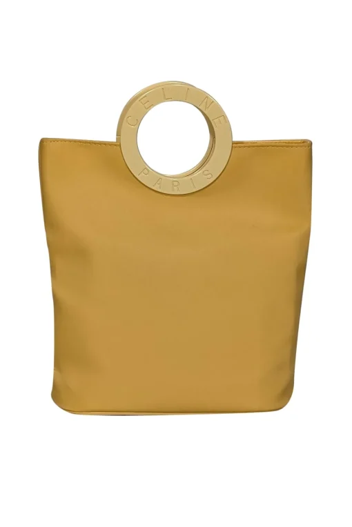 Celine - Yellow "O" Ring Handle Mini Bag