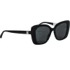 Chanel - Black Frames w/ Bejeweled Chanel Leg Sunglasses