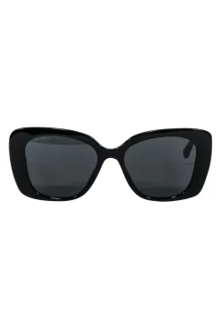 Chanel - Black Frames w/ Bejeweled Chanel Leg Sunglasses