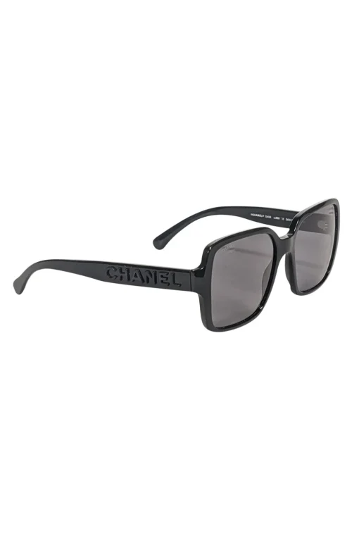 Chanel - Black Square Polarized Sunglasses