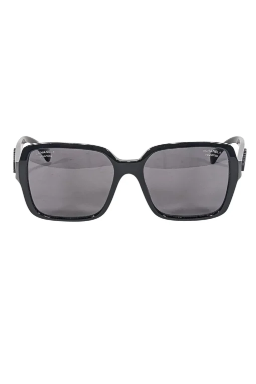 Chanel - Black Square Polarized Sunglasses